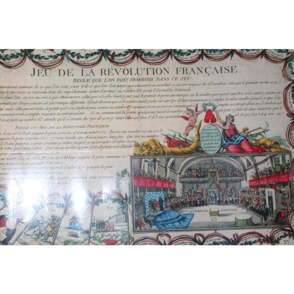 GEO Map – Révolution Française” Antique-Style Print (1979 Reproduction) - Picture 7 of 16